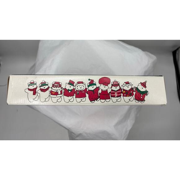 SantaBear 1994 10 Year Commemorative Ceramic Clock - Picture 7 of 8